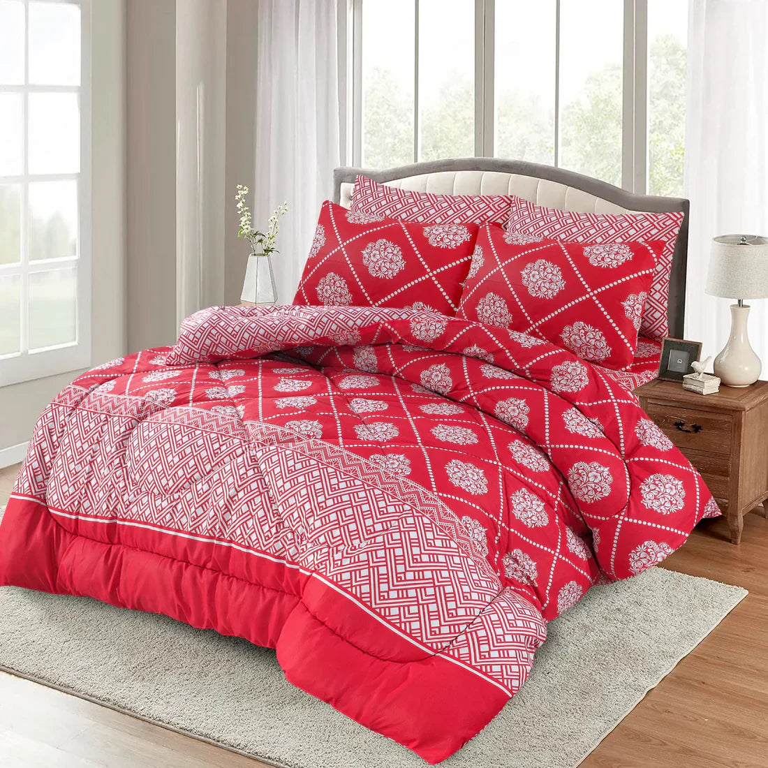 6 pc Winter Razai Set (Heavy Filling) RZ-18