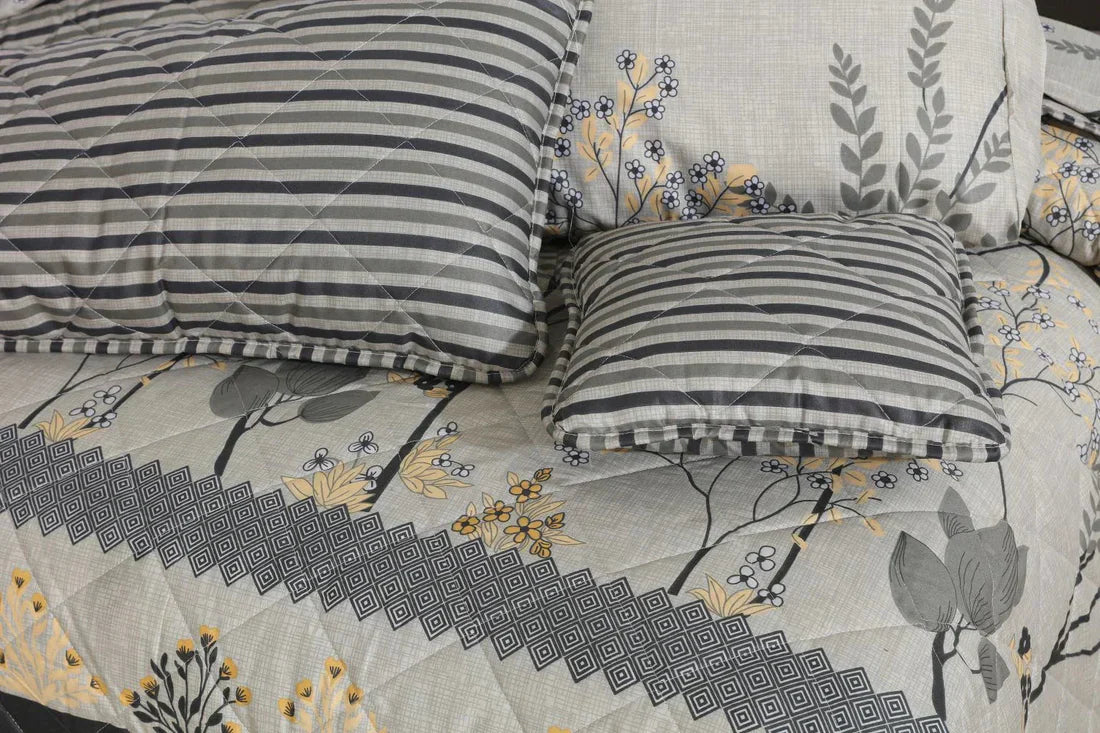 PREMIUM SUMMER KING SIZE COMFORTER SET - 7-PIECE