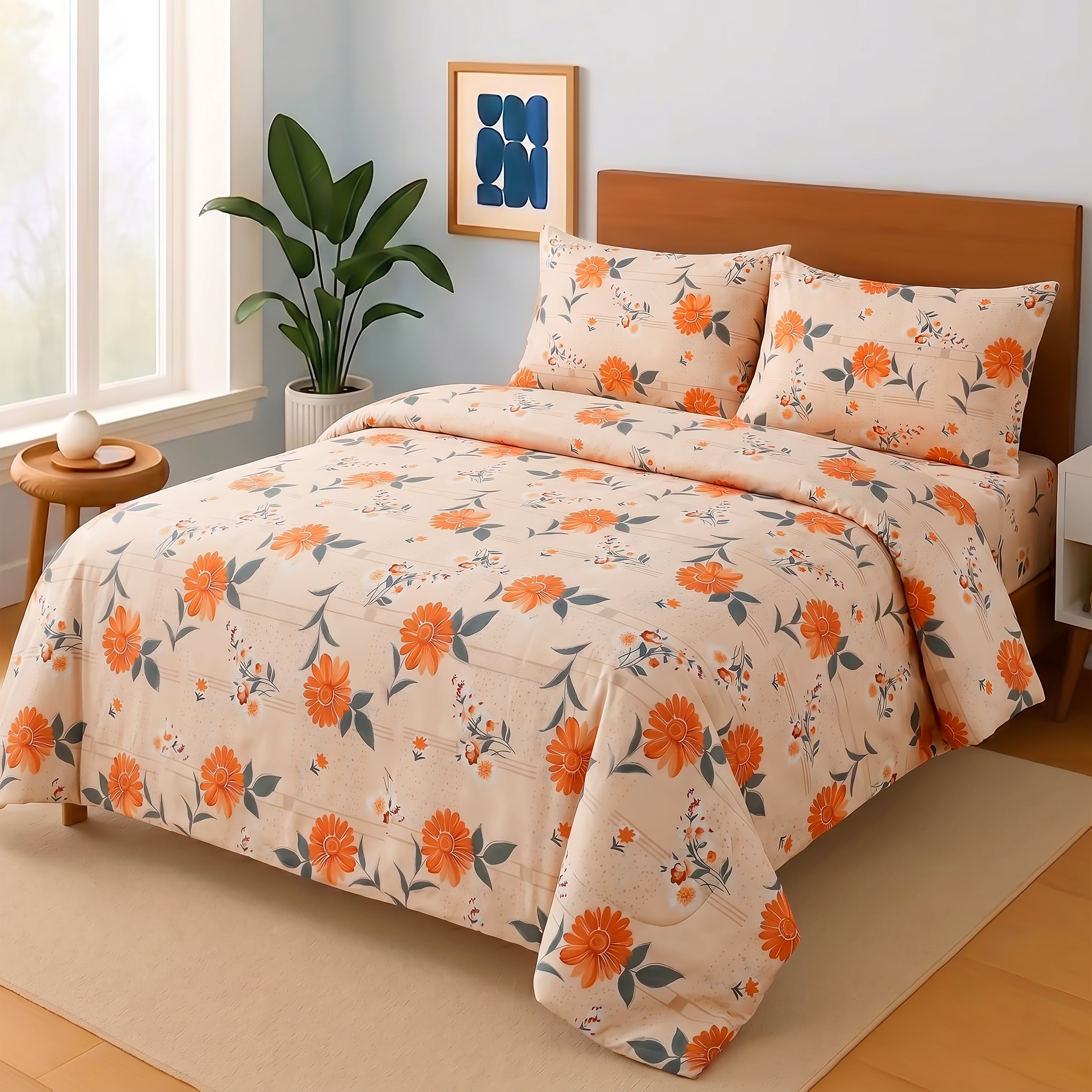 3 Pcs Bed sheet A-52a