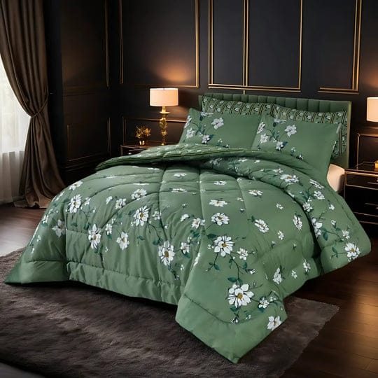 PREMIUM SUMMER KING SIZE COMFORTER SET - 7-PIECE