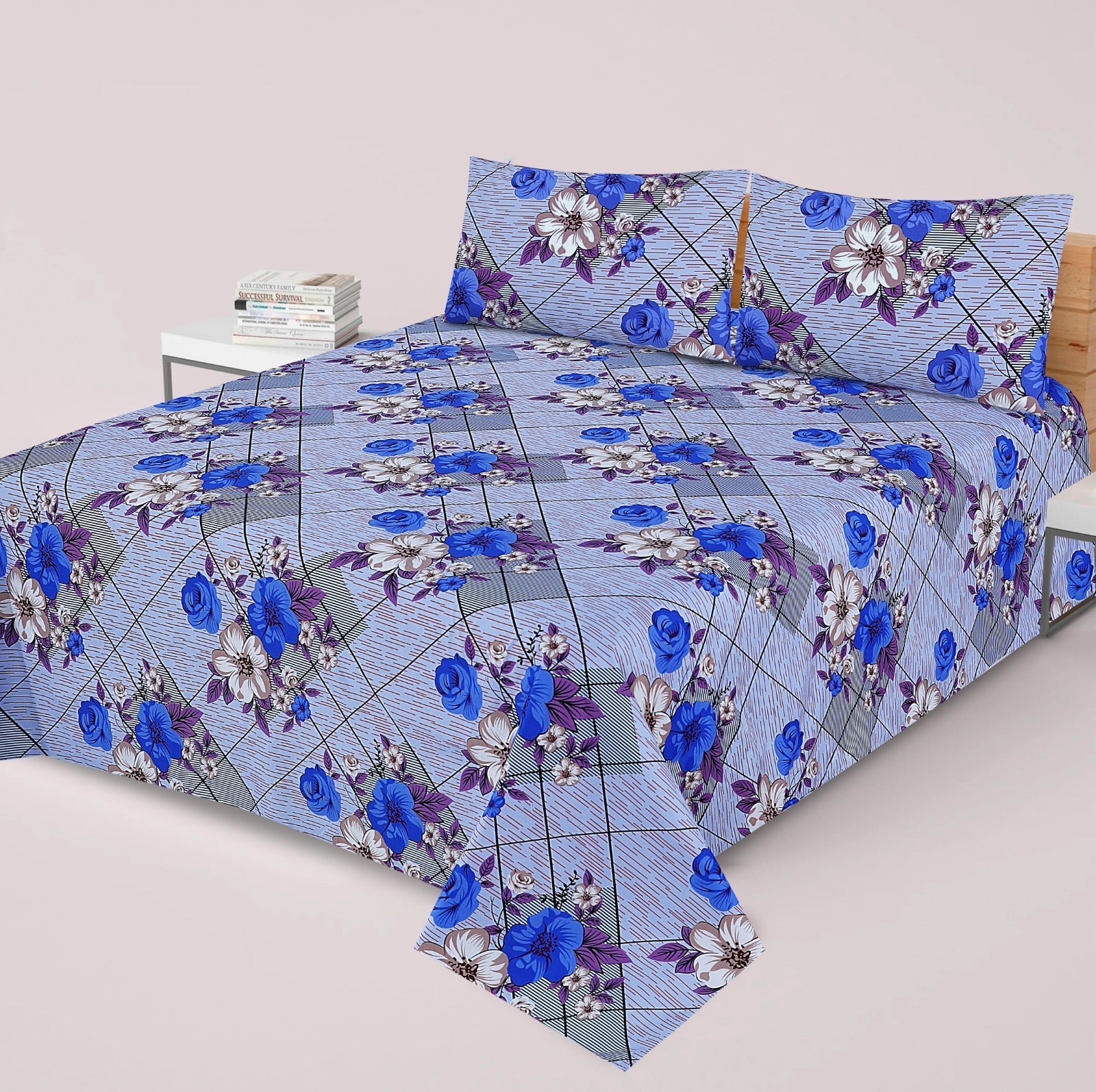 3 Pcs Bed sheet N-16b