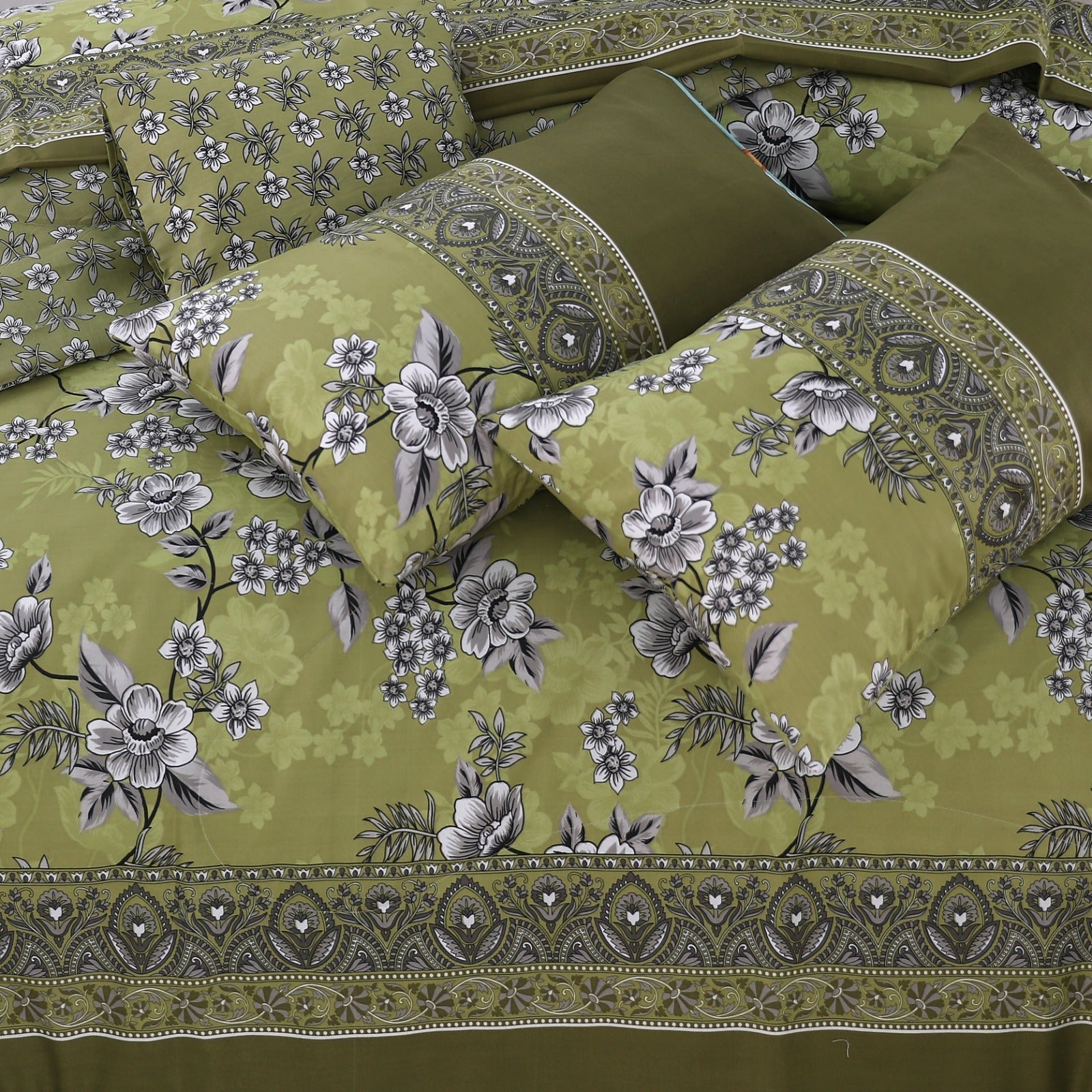 Premium Summer King Size Comforter Set - 7-Piece