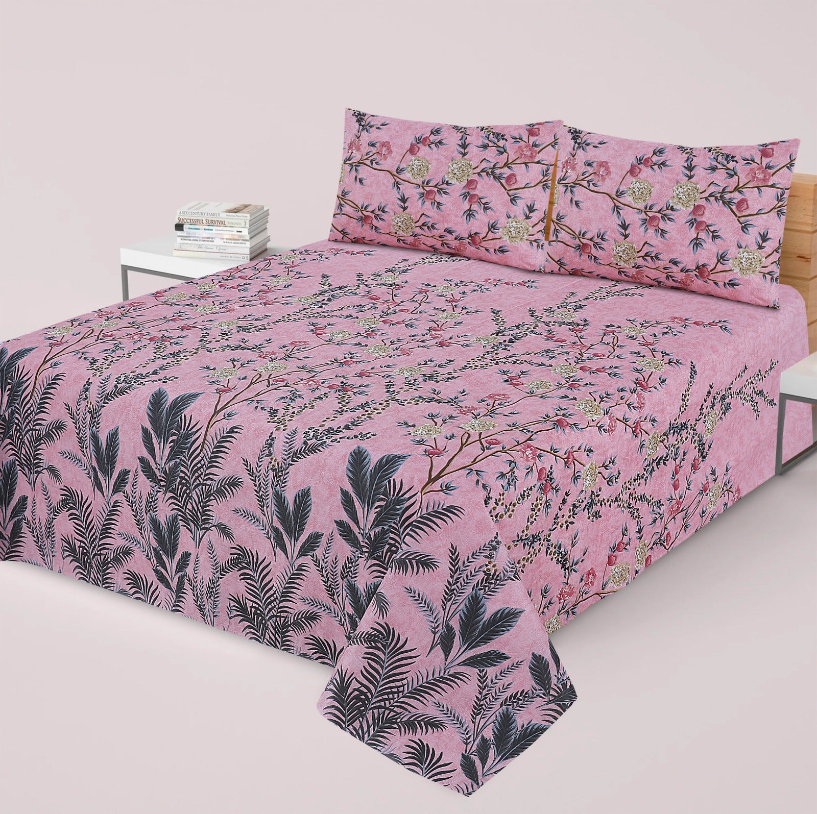 3 pcs premium quality bed sheets n-43