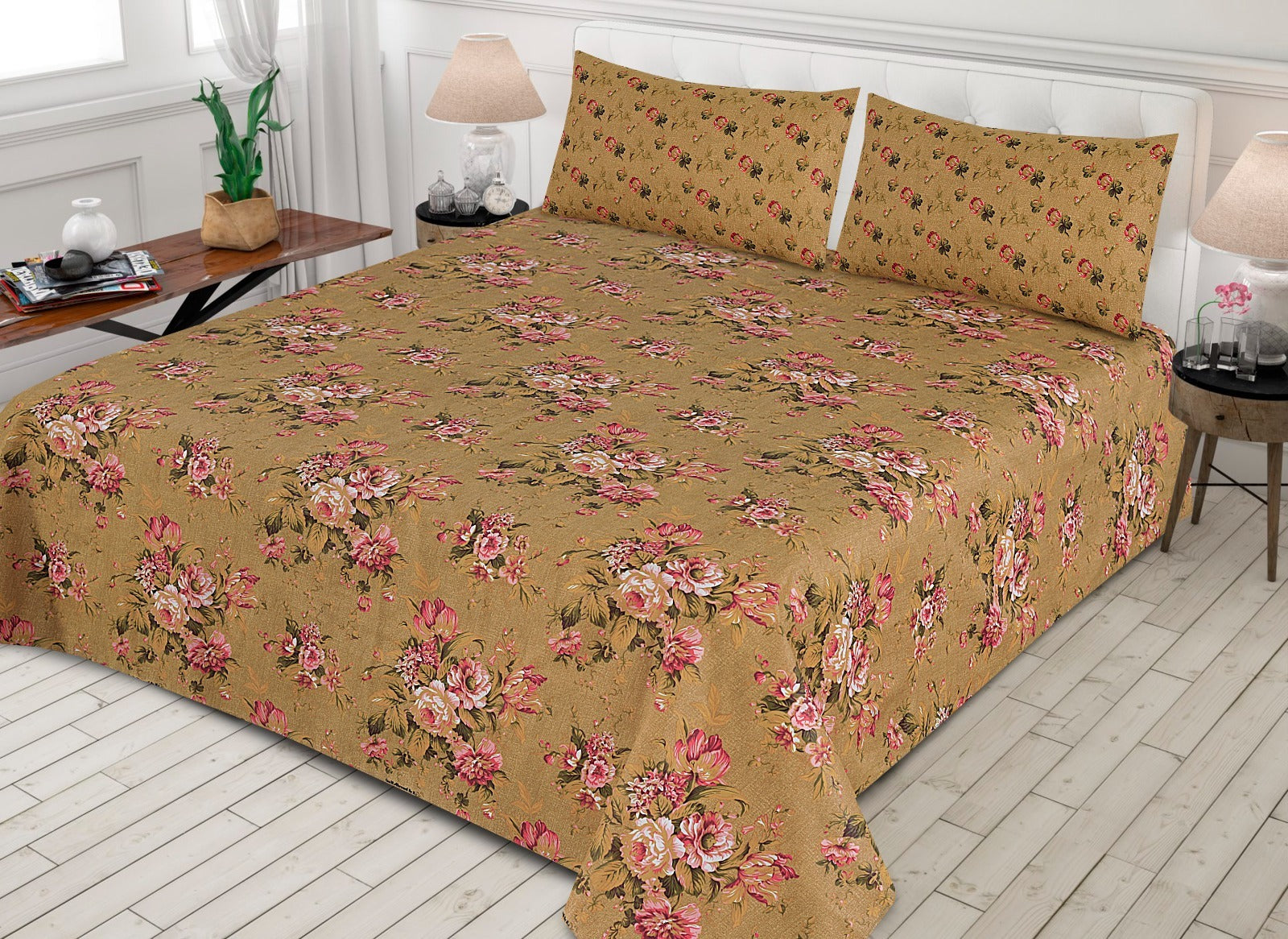 3 pcs premium quality bed sheets n-41
