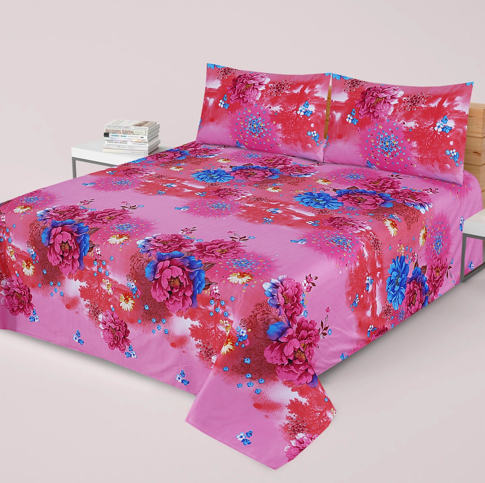 3 pcs premium quality bed sheets n-27