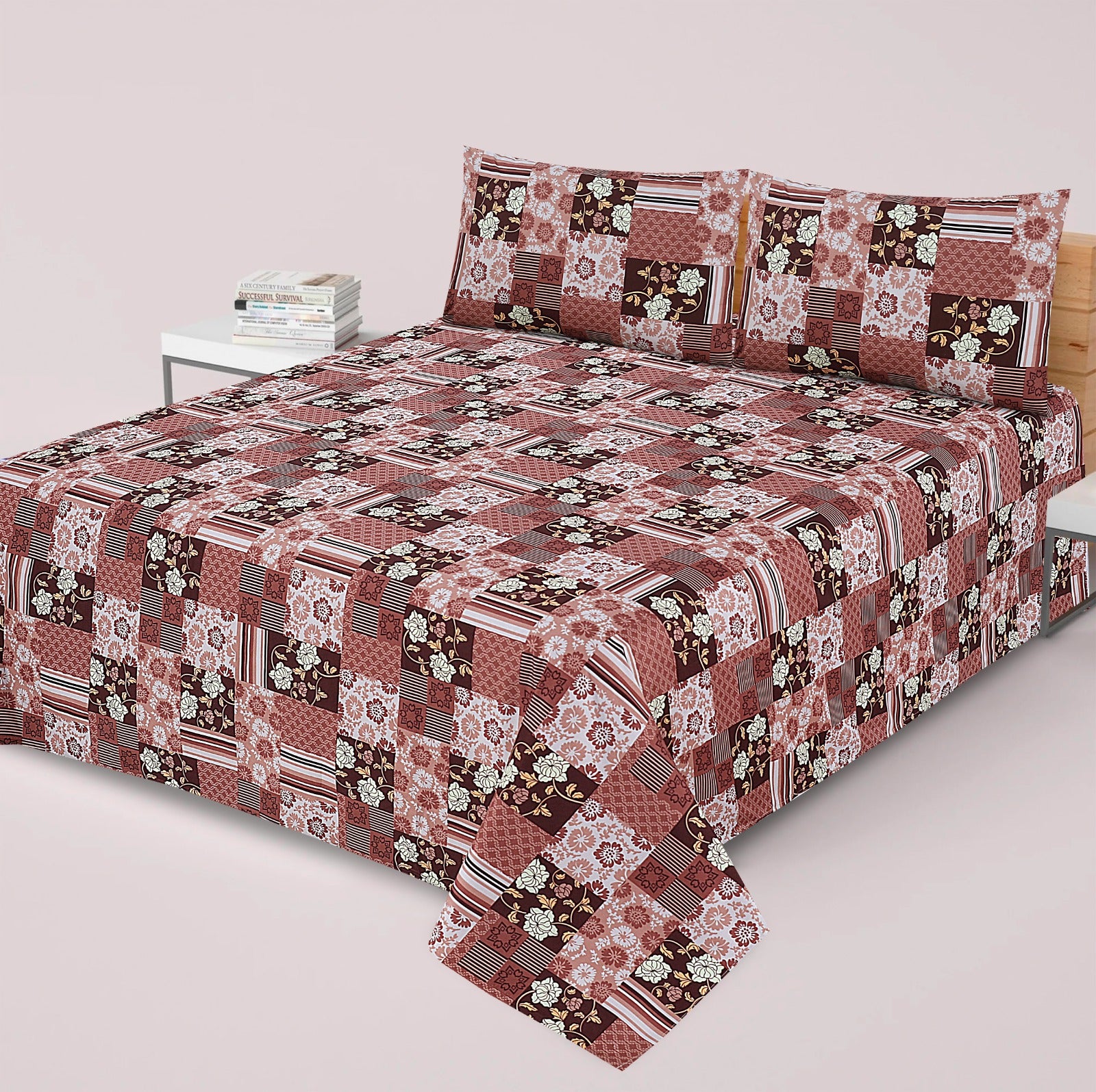 3 pcs premium quality bed sheets n-24