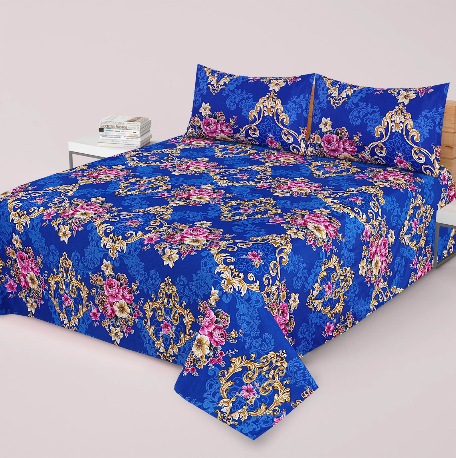 3 pcs premium quality bed sheets n-19
