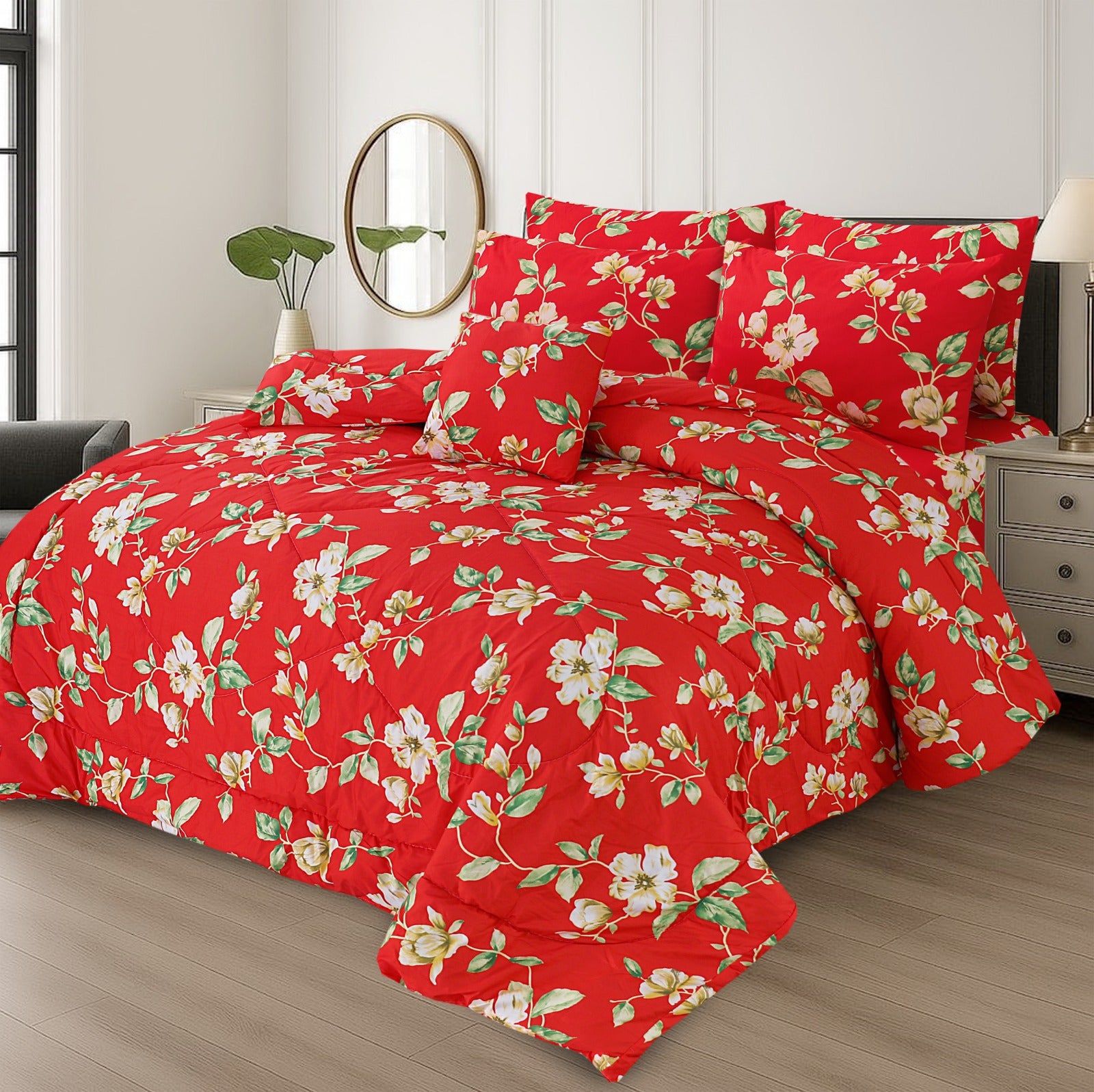 7 pcs premium quality Comforter sets n-42