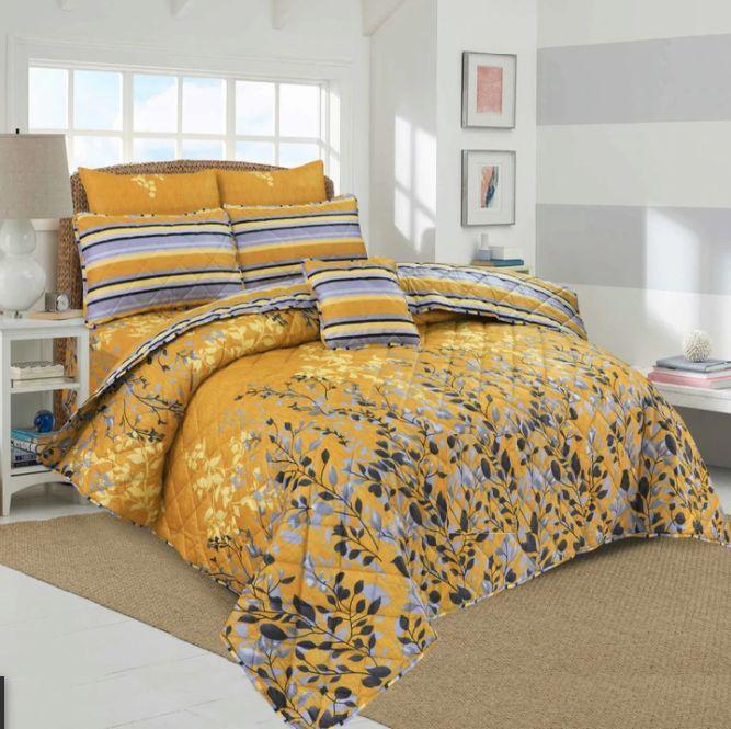 PREMIUM SUMMER KING SIZE COMFORTER SET - 7-PIECE