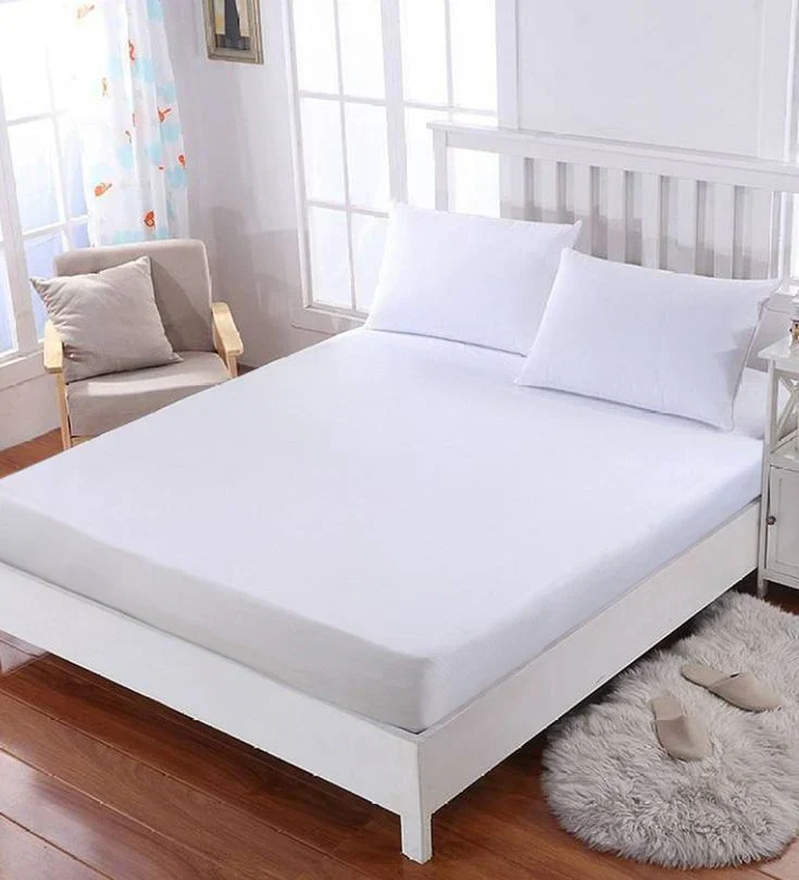 White Waterproof Mattress Protector