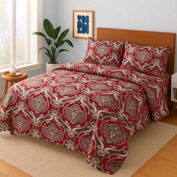 3 Pcs Bed sheet A-49