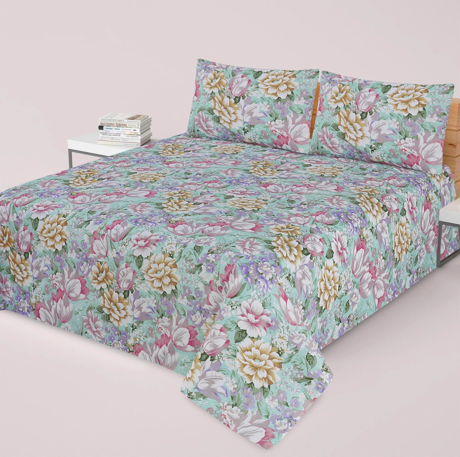 3 pcs premium quality bed sheets n-40