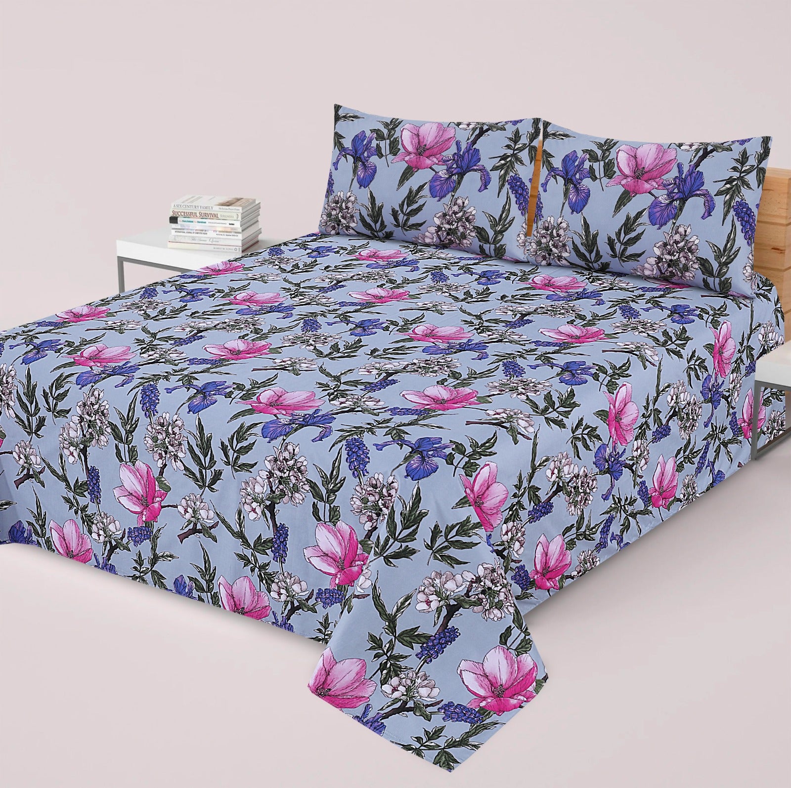 3 pcs premium quality bed sheets n-33