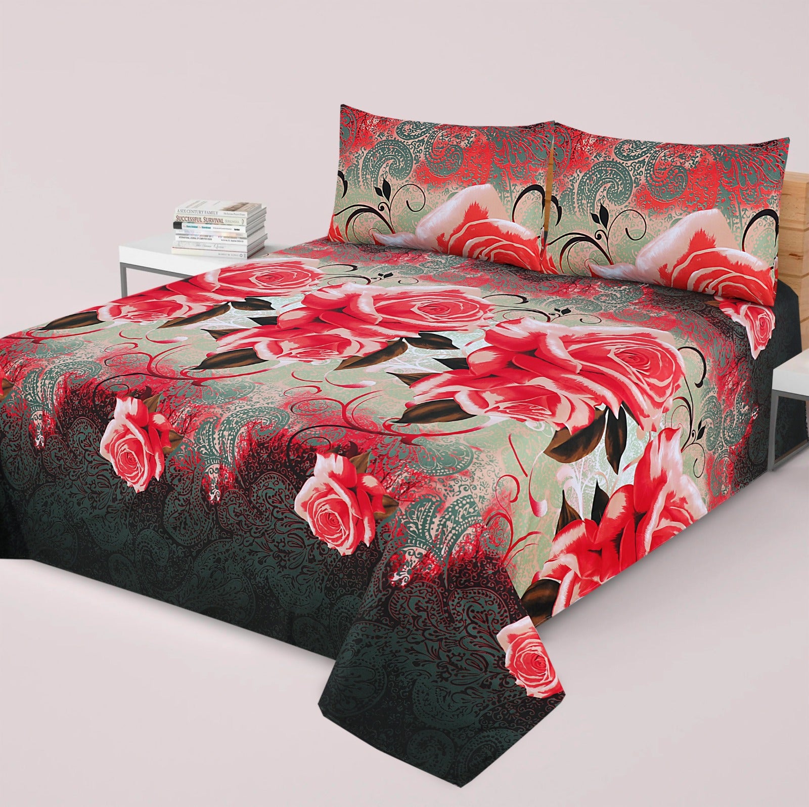 3 pcs premium quality bed sheets n-28