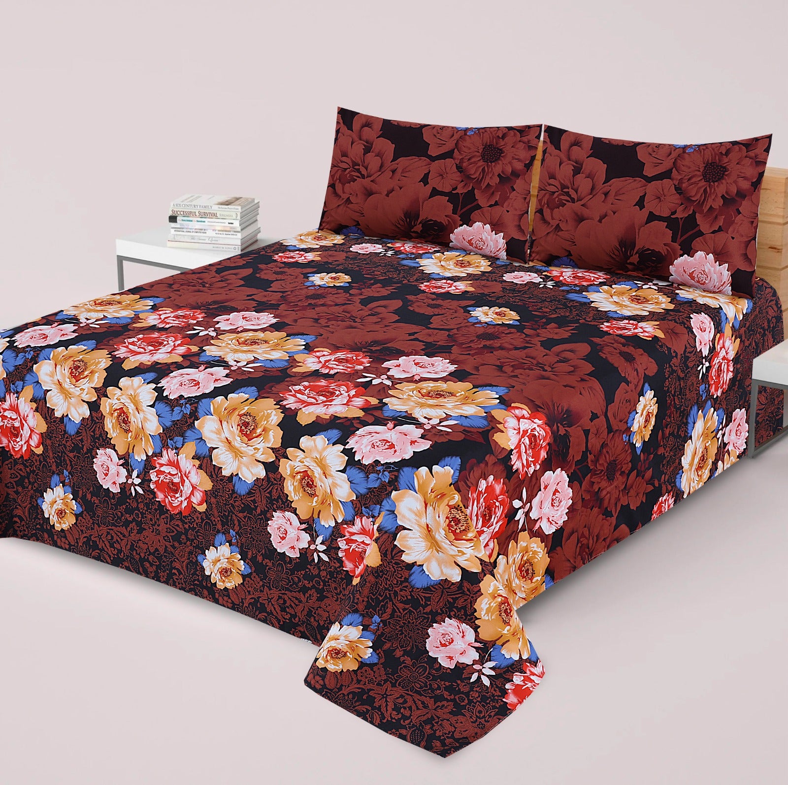 3 pcs premium quality bed sheets n-25