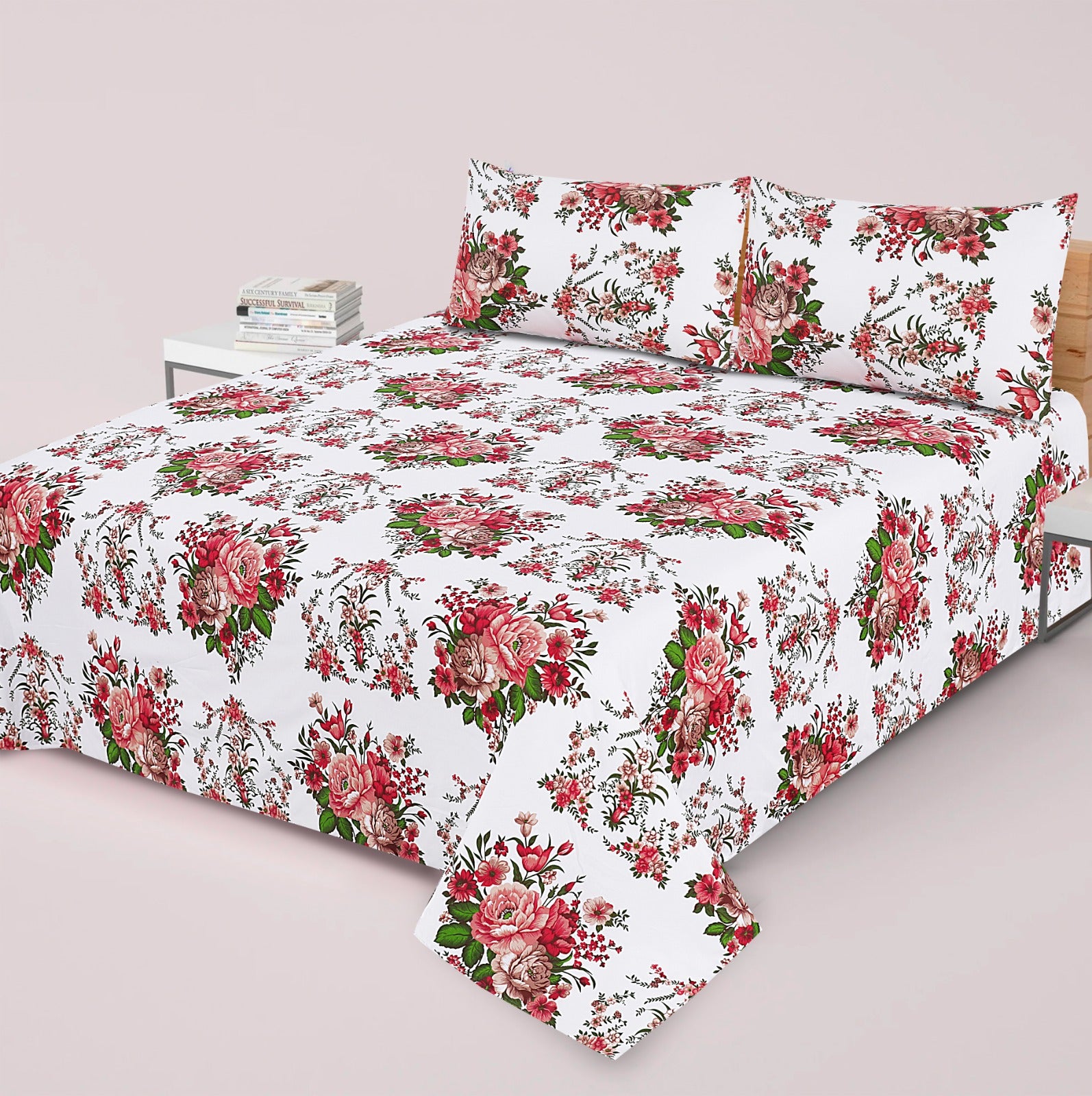 3 pcs premium quality bed sheets n-15
