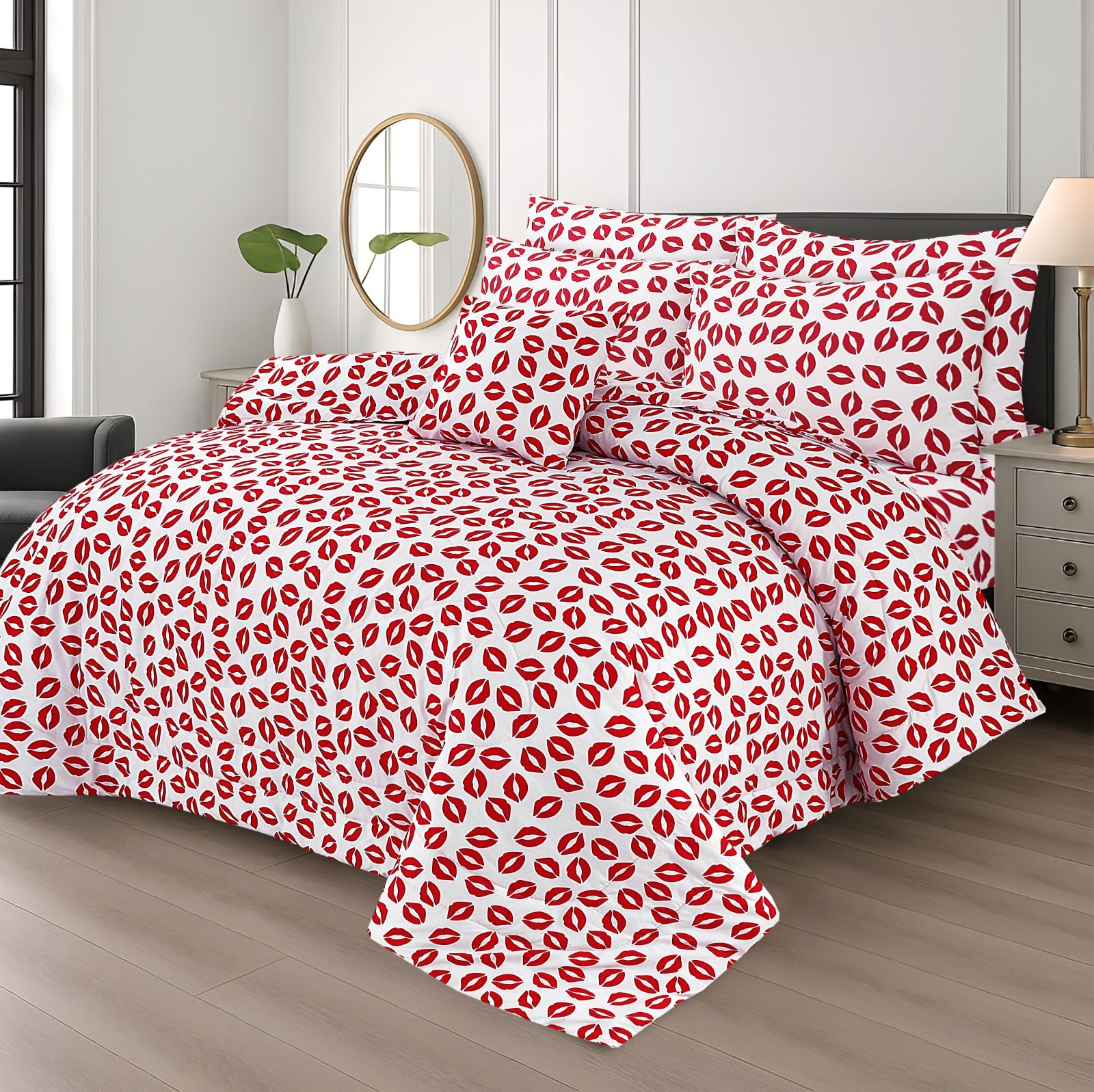 7 pcs premium quality  Comforter sets n-43