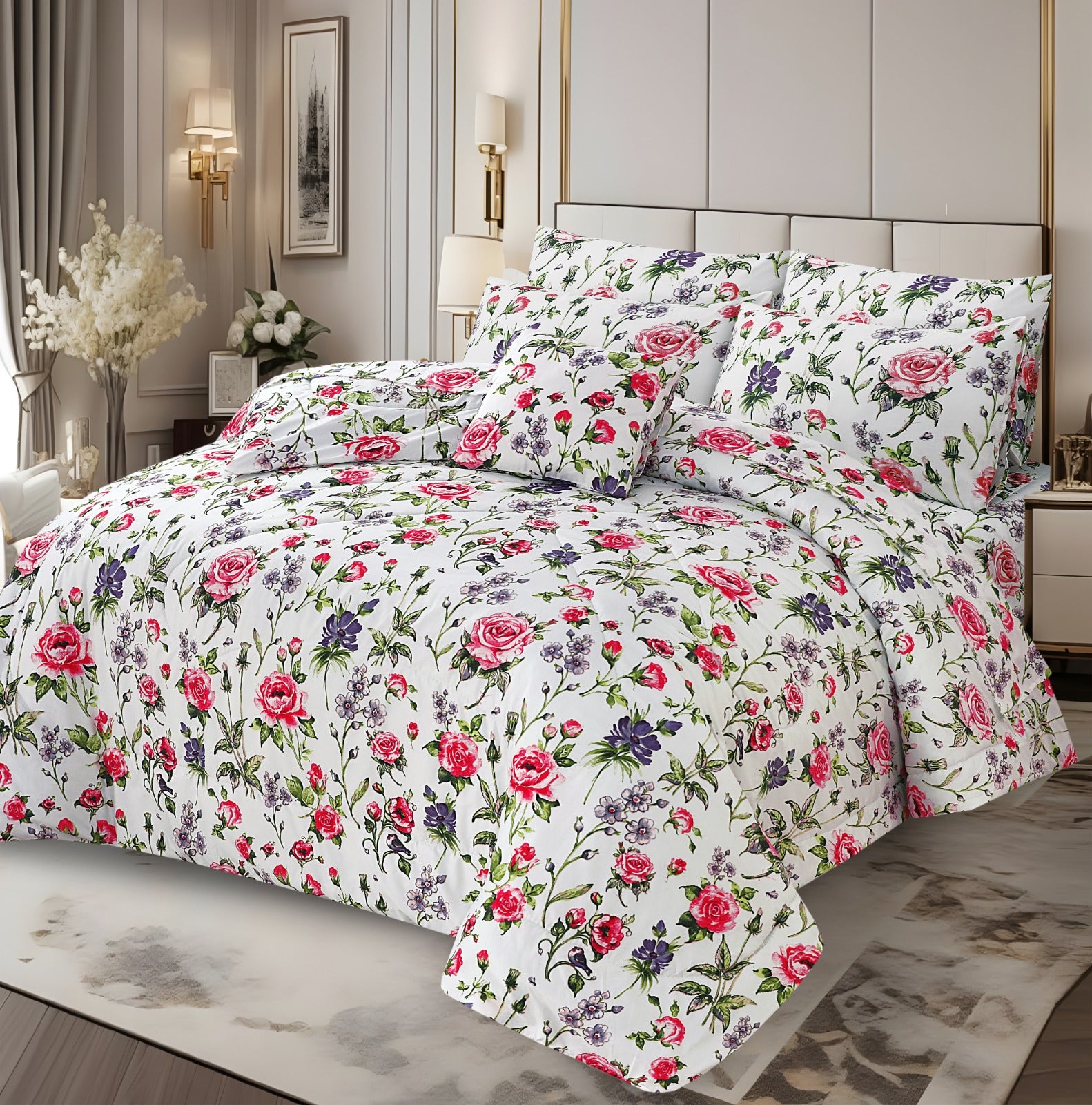 7 pcs premium quality  Comforter sets n-45