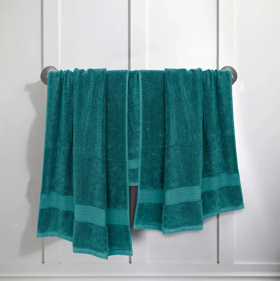 Teal Green Premium Bath Towel Set